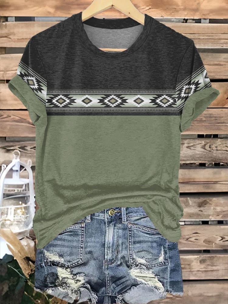 Aztac Green and Black T-shirt - Image 2