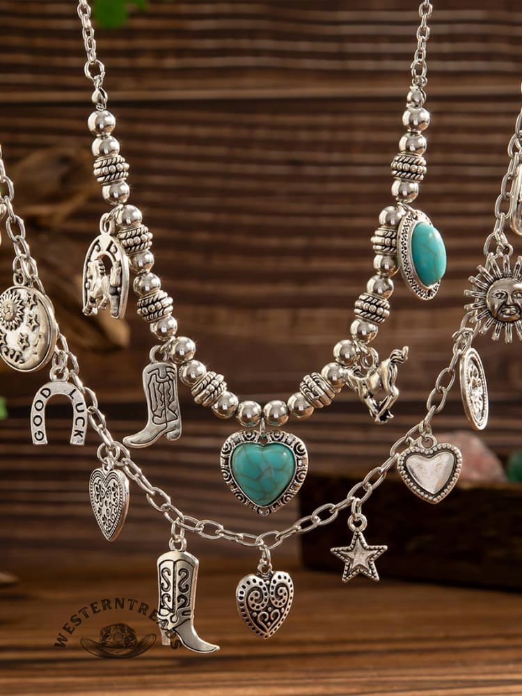 Bohemian Turquoise Necklace - Image 3
