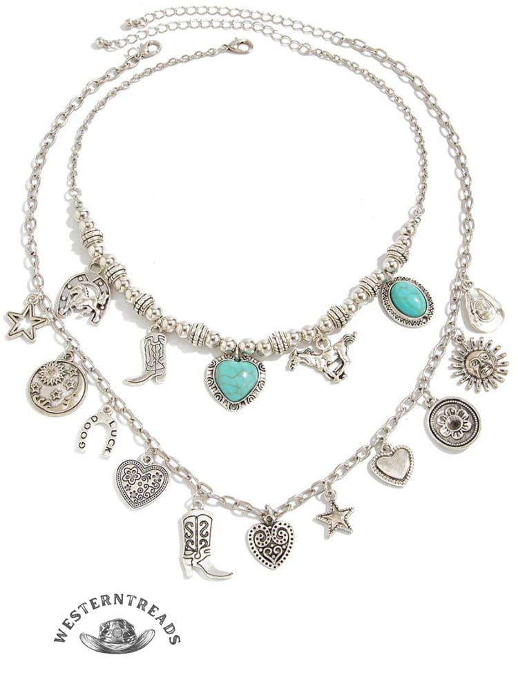 Bohemian Turquoise Necklace - Image 4