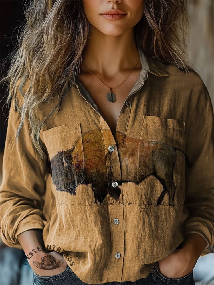 Bull Art Prints Casual T-shirt - Image 4