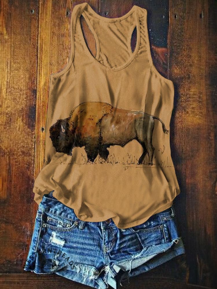 Bull Art Prints Casual T-shirt - Image 6