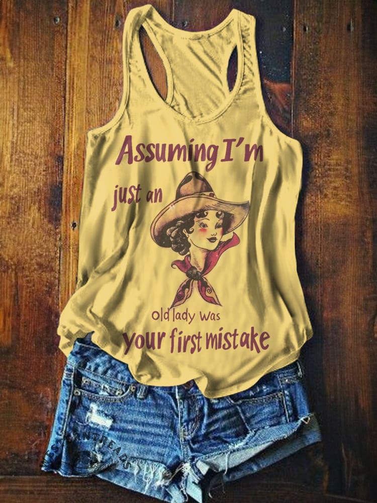 Cowgirl Print Casual Short Sleeve Top - Image 5