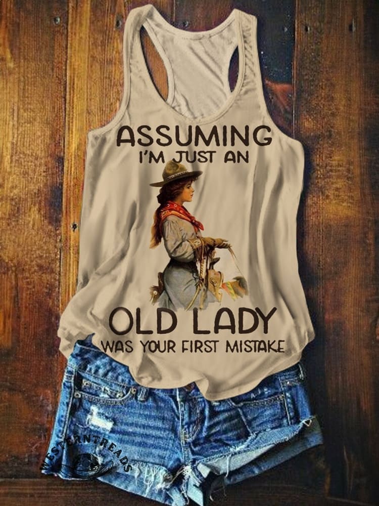 Cowgirl Print Casual Short Sleeve Top - Image 5