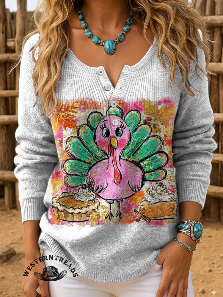Funny Chicken Casual Cotton Sweatshirt - Image 3