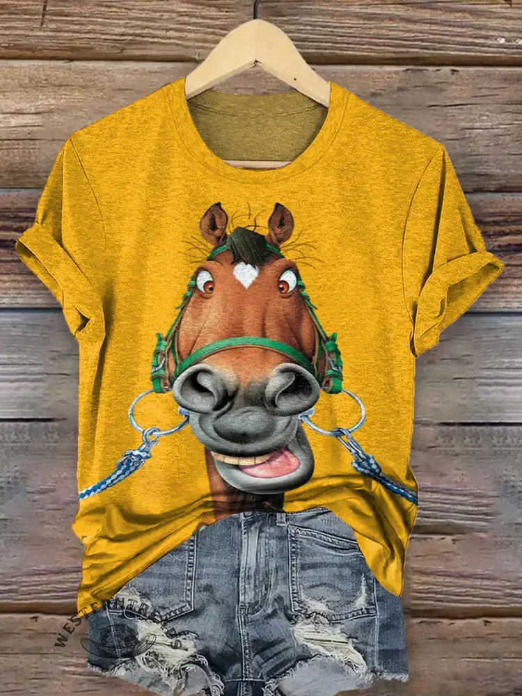 Funny Horse T-shirt