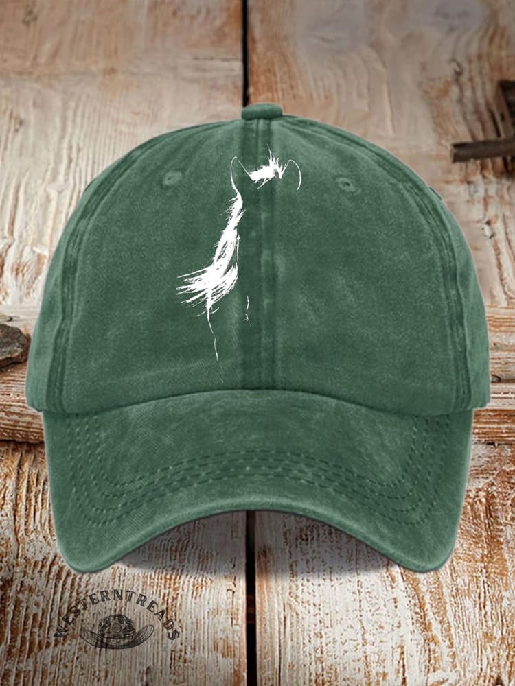 Horse Print Sun Hat - Image 2
