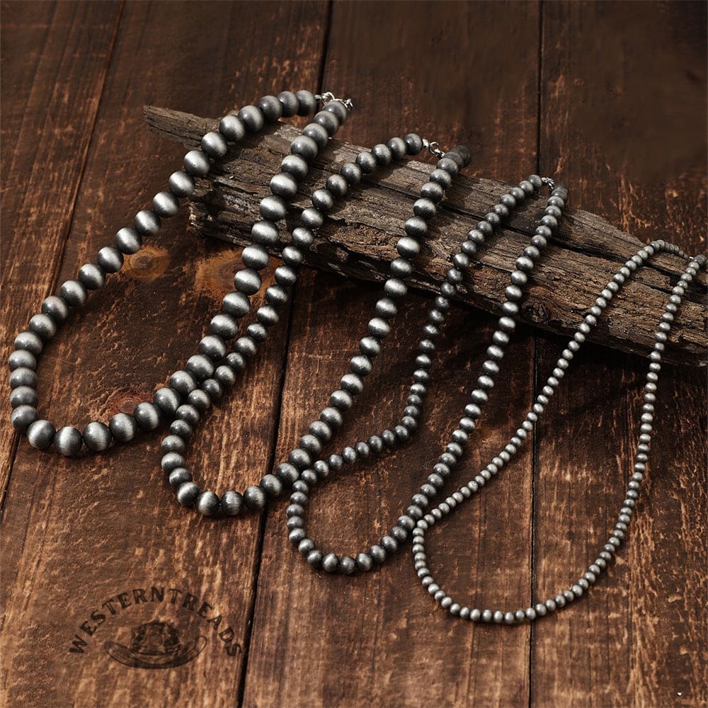 Navajo Pearl Cowgirl Necklace 4 piece Set - Image 4
