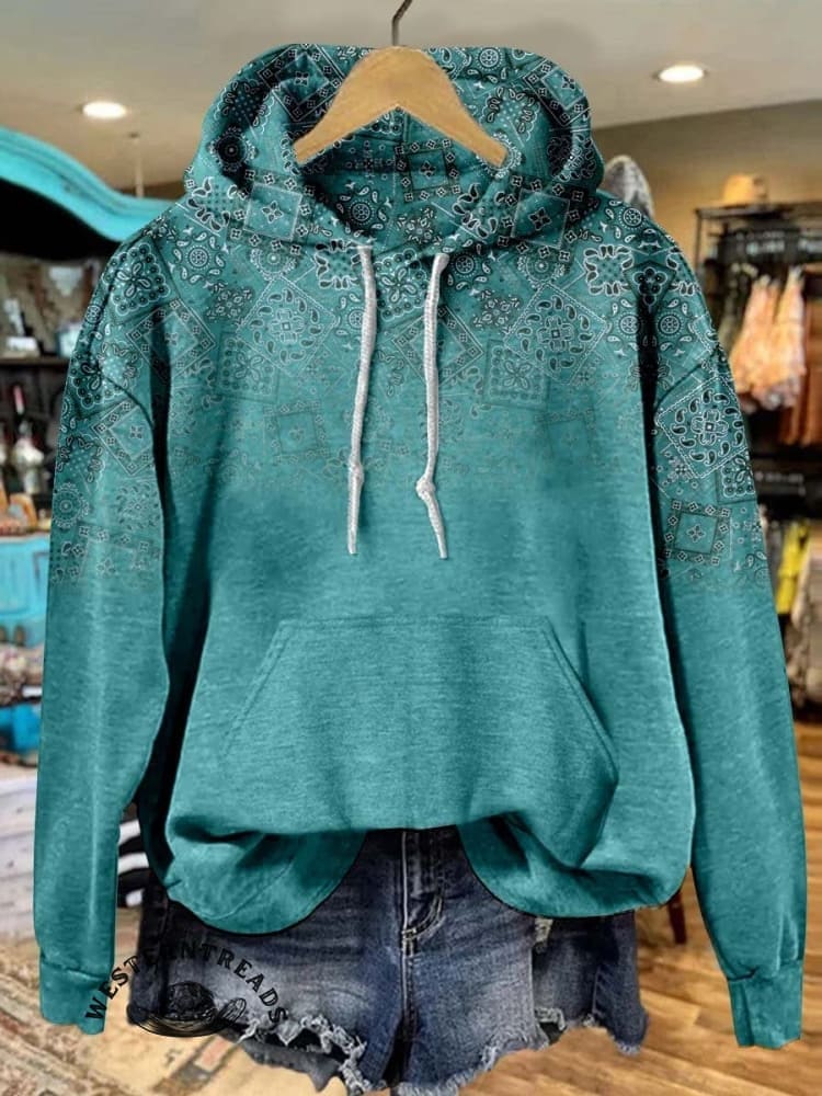 🔥Hot Sale🔥Paisley Casual Hoodie Sweatshirt - Image 12