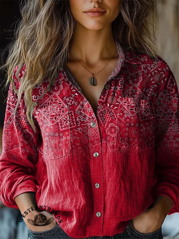🔥Hot Sale🔥Paisley Casual Hoodie Sweatshirt - Image 14