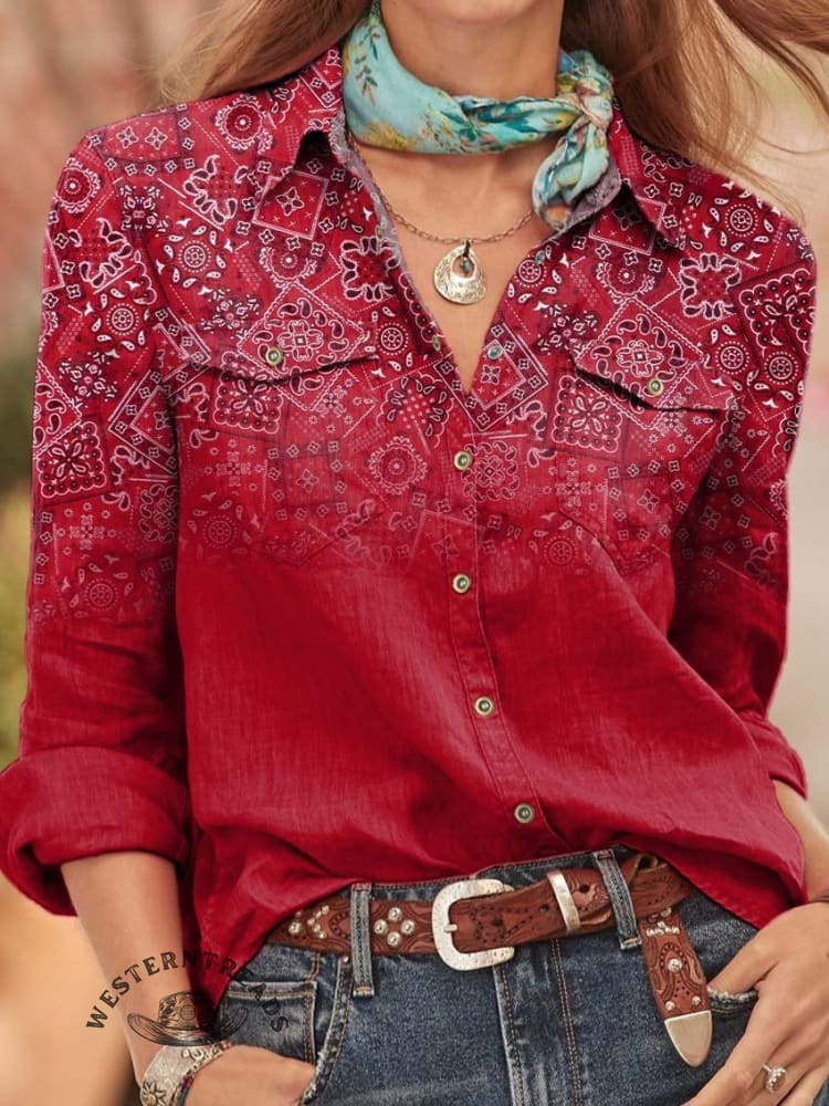 🔥Hot Sale🔥Paisley Casual Hoodie Sweatshirt - Image 16