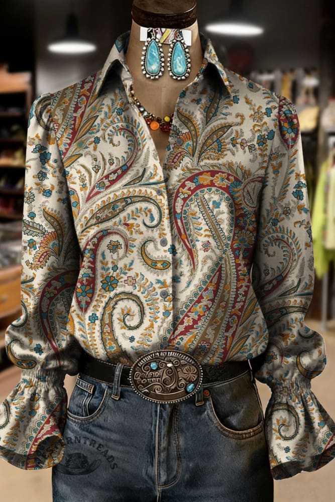 Paisley Printed Casual Shirt