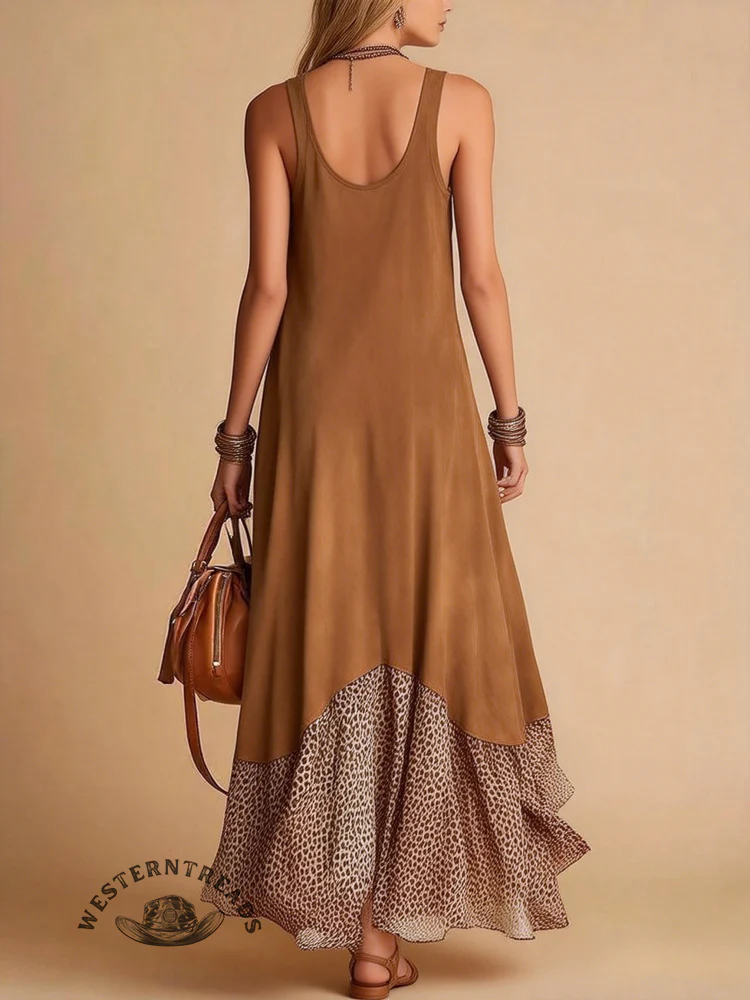 Retro Floral Print Maxi Dress - Image 2