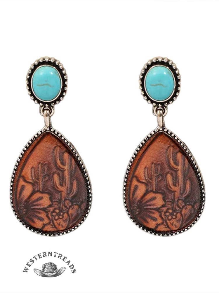 Retro Waterdrop Bohemian Stud Earrings - Image 2