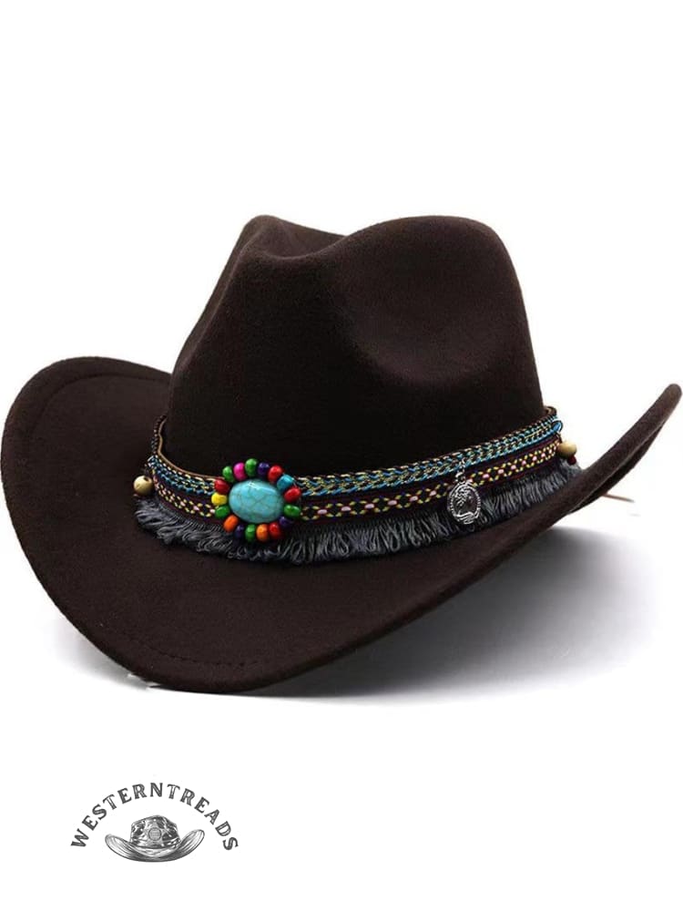 Solid Color Western Cowboy Hat - Image 10