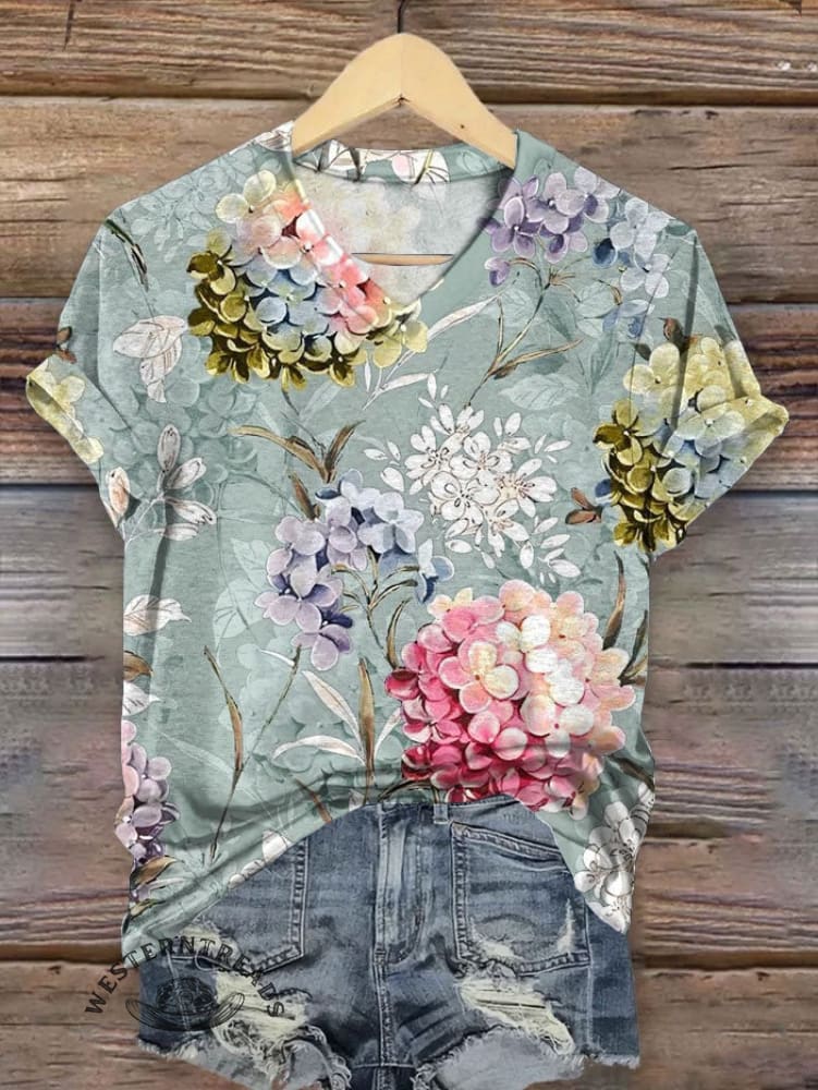 Vintage Art Print T-shirt - Image 3