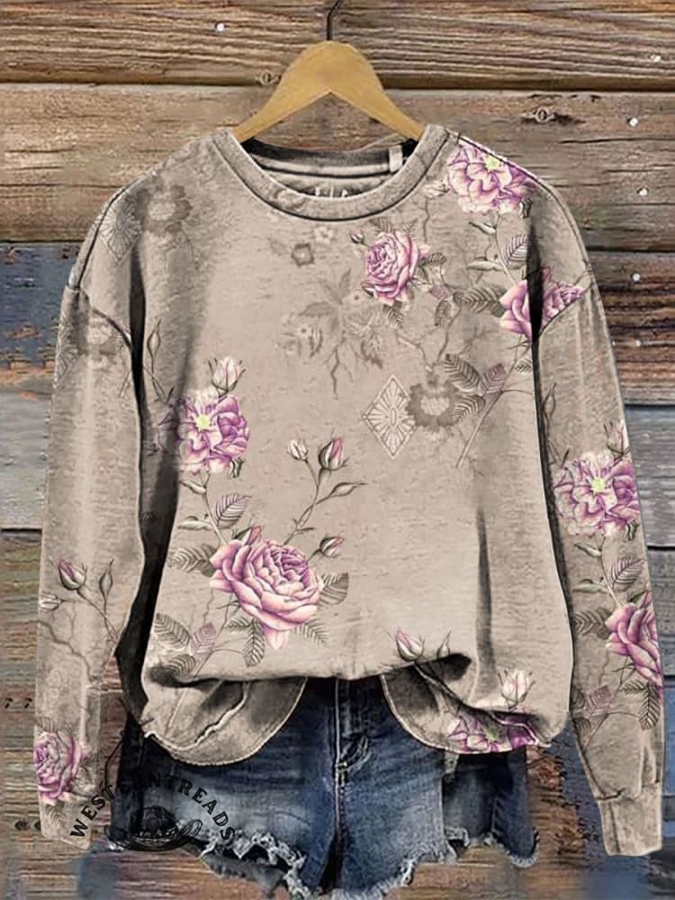 Vintage Art Print T-shirt - Image 3