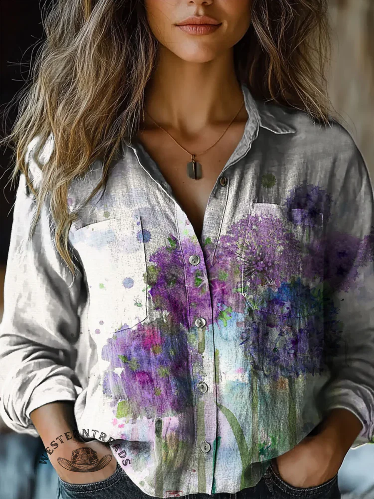 Vintage Art Print T-shirt - Image 5