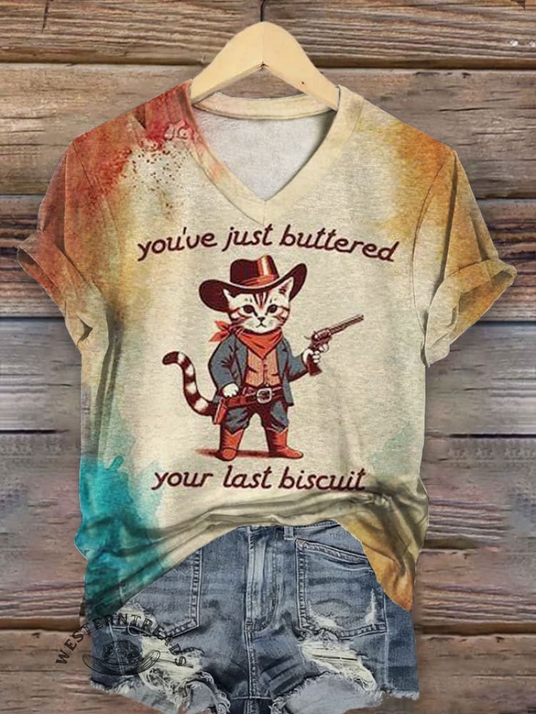 Vintage Art Print T-shirt - Image 2