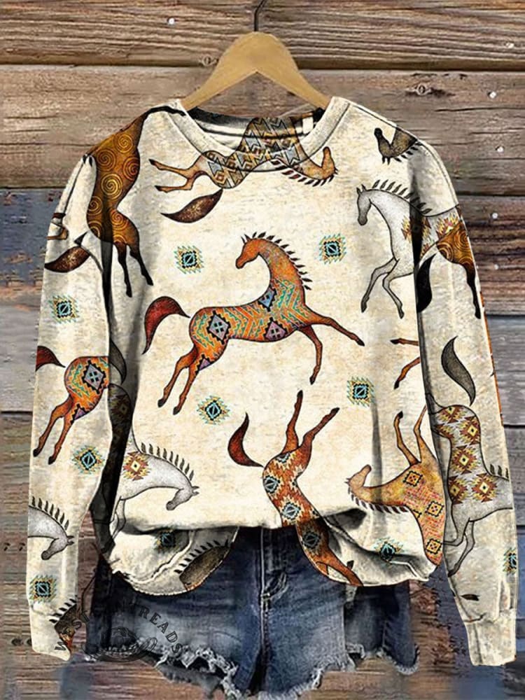 Vintage Art Print T-shirt - Image 3