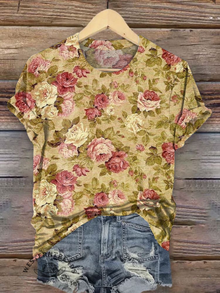 Vintage Art Print T-shirt