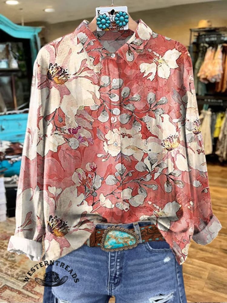 Vintage Art Print T-shirt - Image 4
