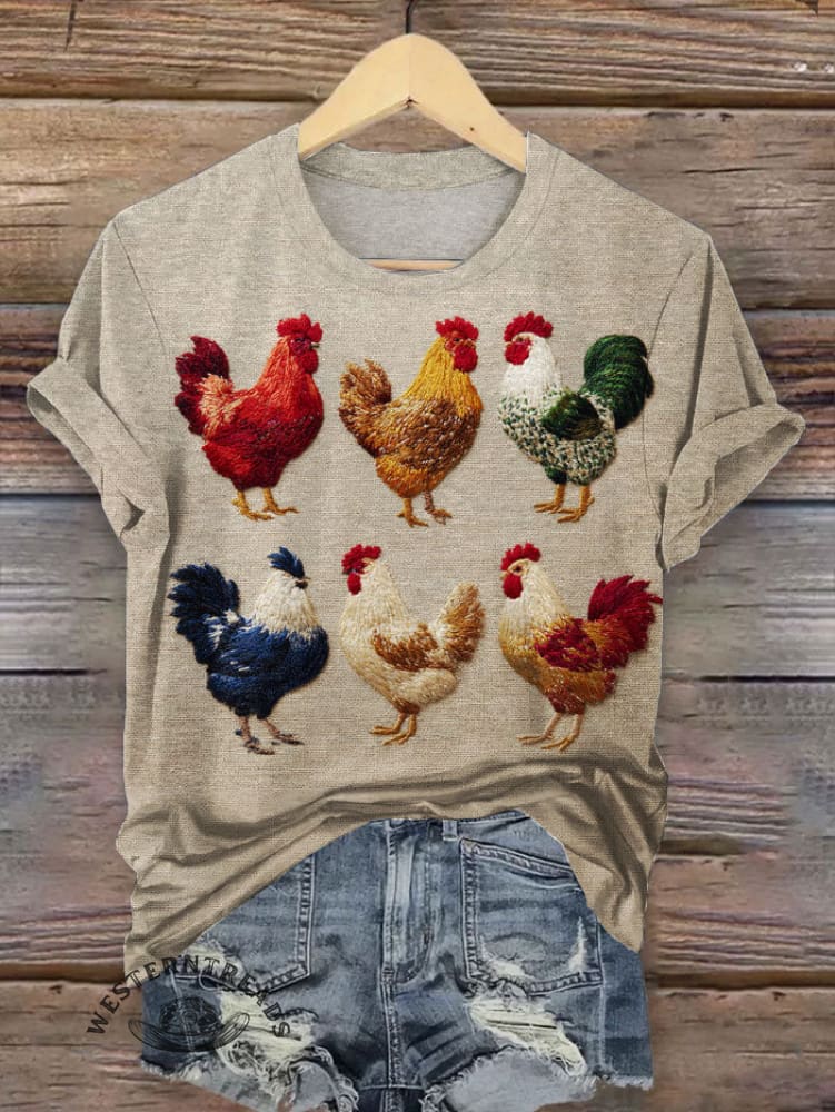 Vintage Farm Art Print T-shirt