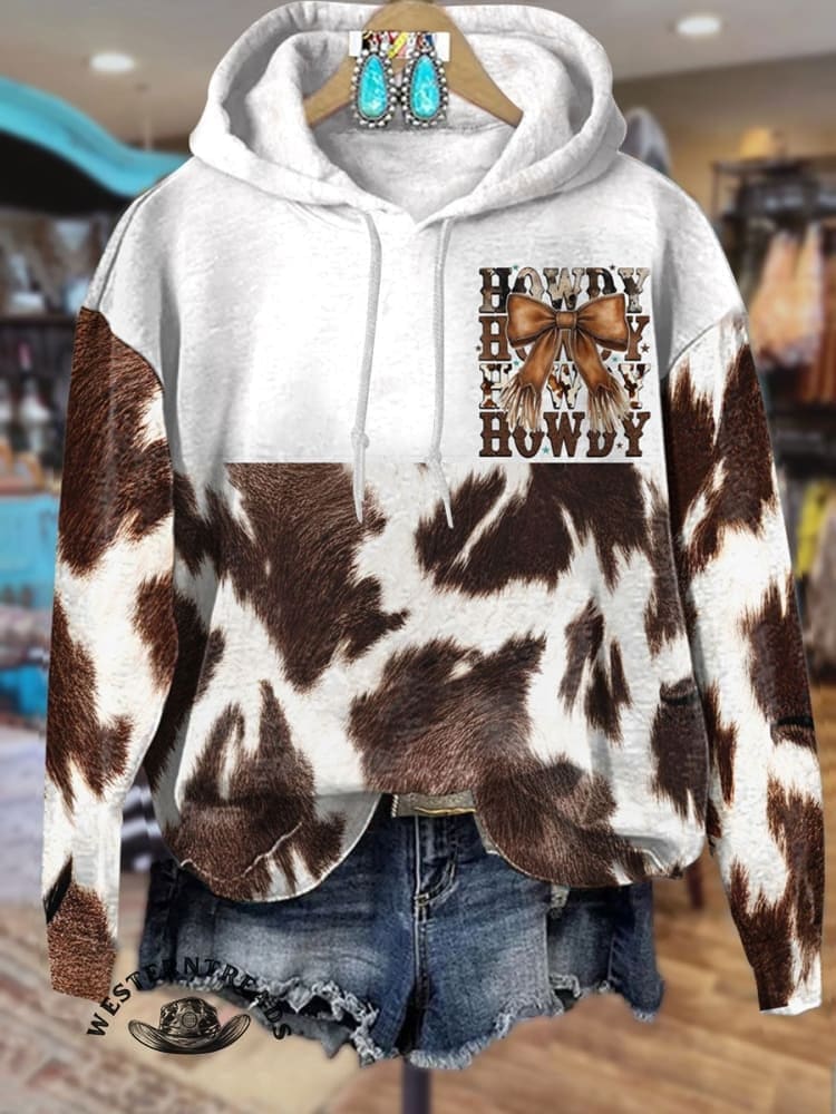 Vintage Print Casual Sweatshirt - Image 2