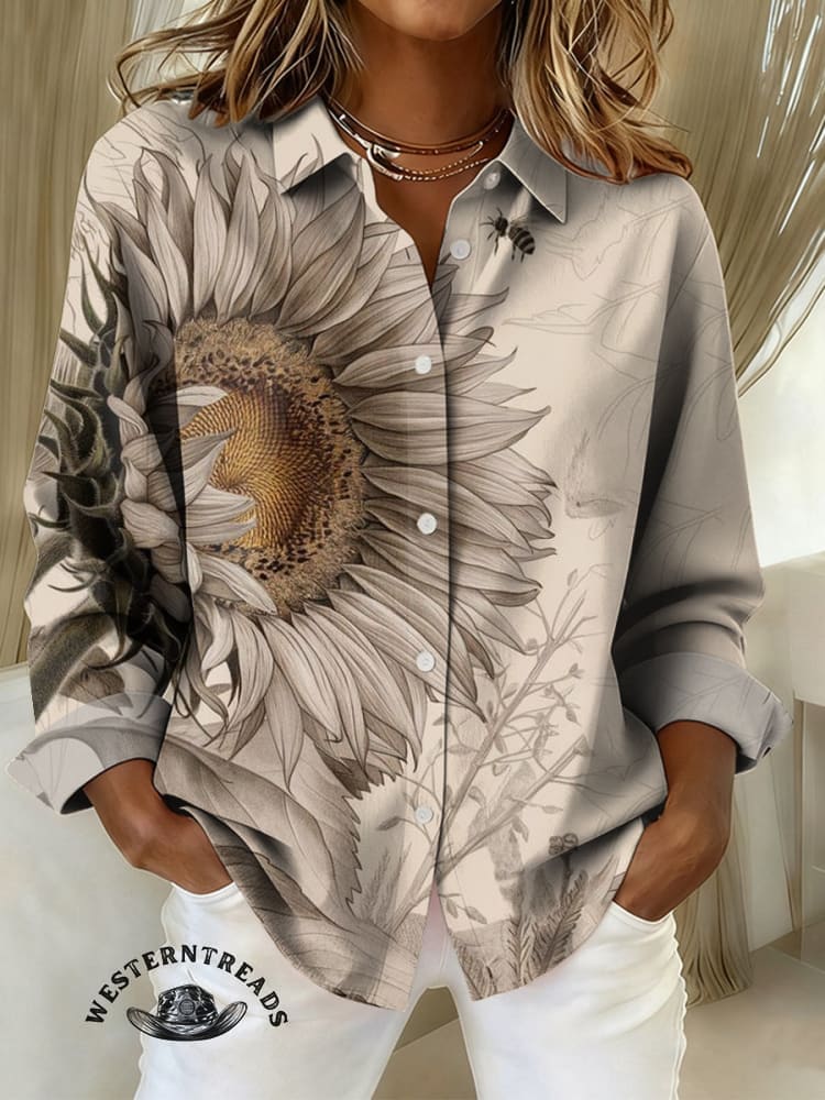 Vintage Sunflower T-shirt - Image 13