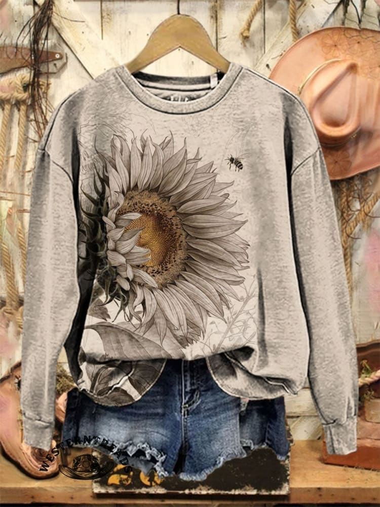 Vintage Sunflower T-shirt - Image 3