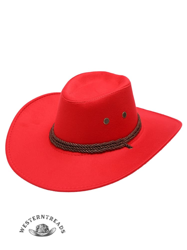 Western Cowboy Suede Riding Hat - Image 11