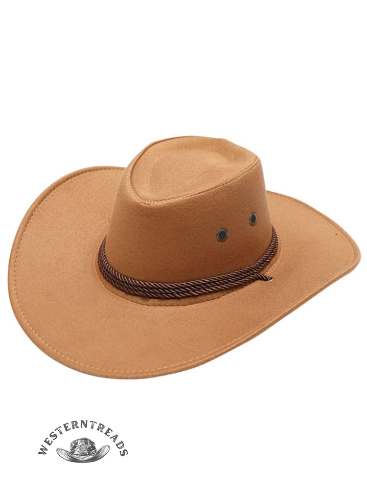 Western Cowboy Suede Riding Hat - Image 7