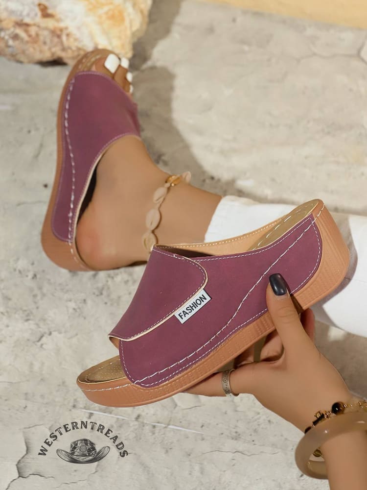Women Flat Sandals Orthopedic Arch Support Walking Summer Sandals - Image 4
