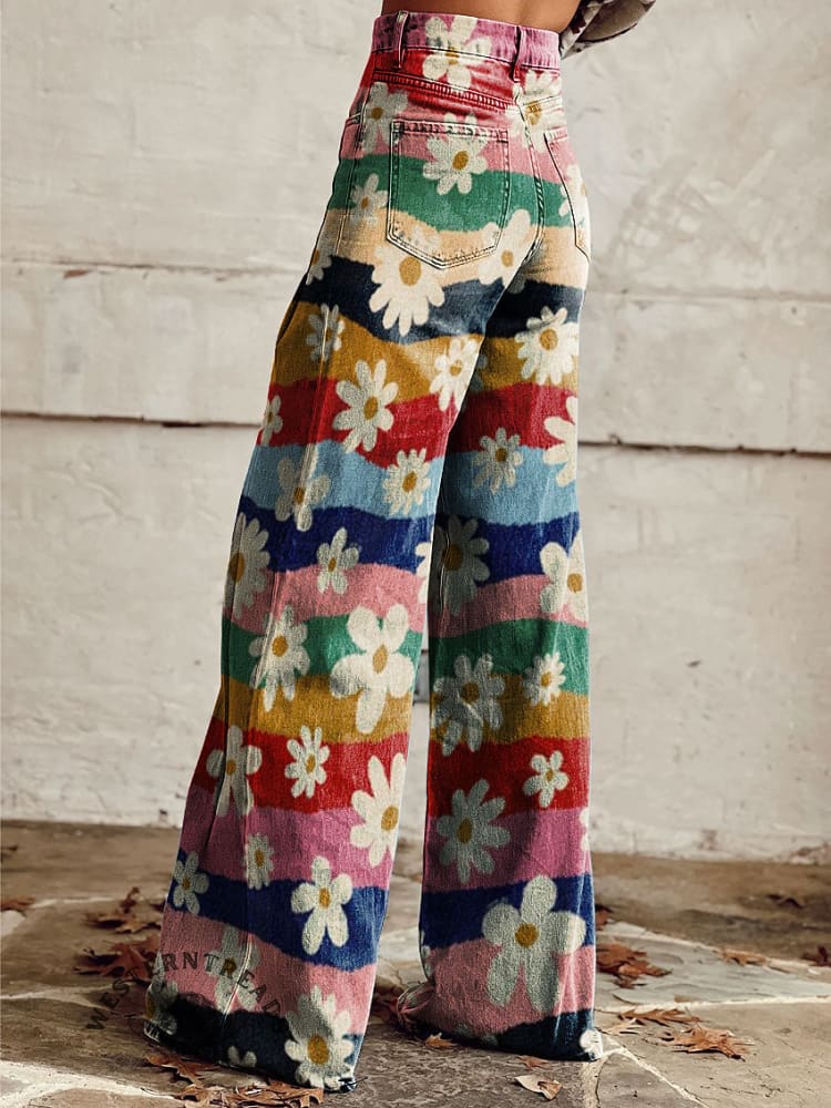 Women's Casual Wide Leg Pants - Image 2