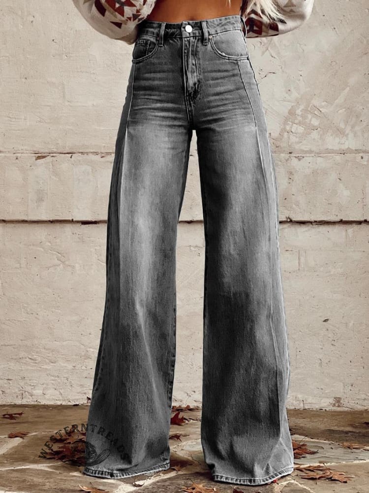 Women's Casual Wide Leg Pants - Image 3