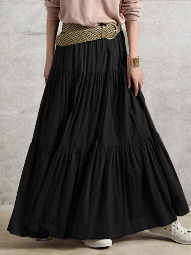 Women's Retro Pleated Skirt - Image 3