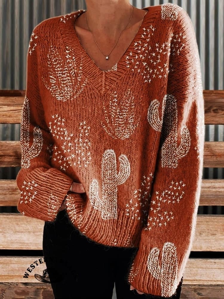 🔥Hot Sale🔥Women's Vintage Print Casual Sweatshirt - Image 4