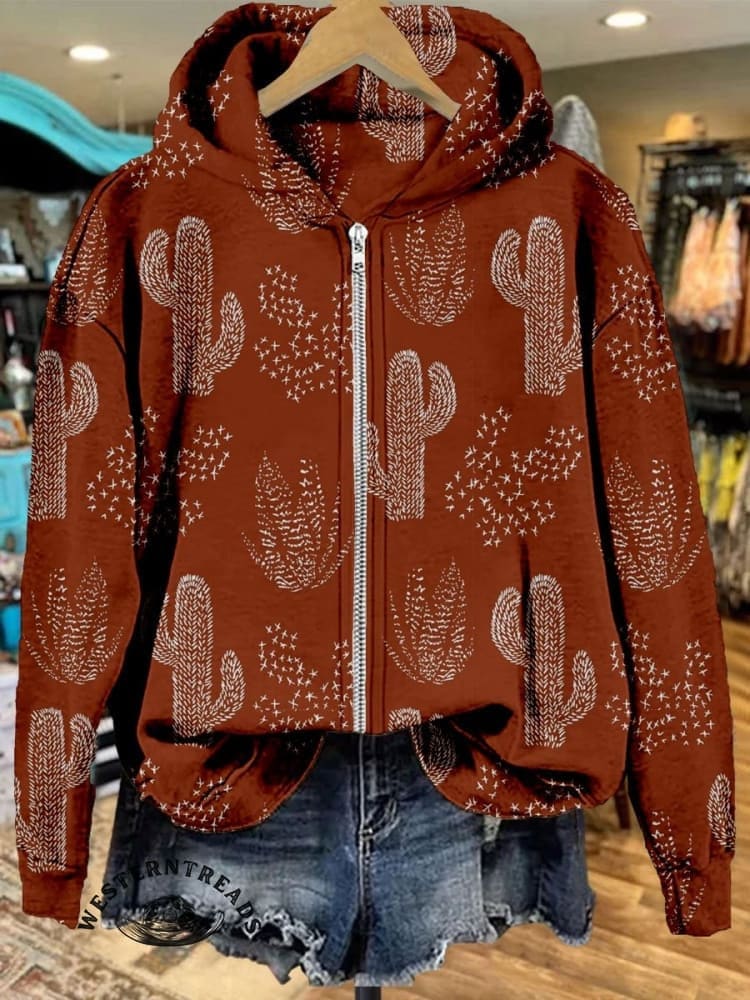 🔥Hot Sale🔥Women's Vintage Print Casual Sweatshirt - Image 6
