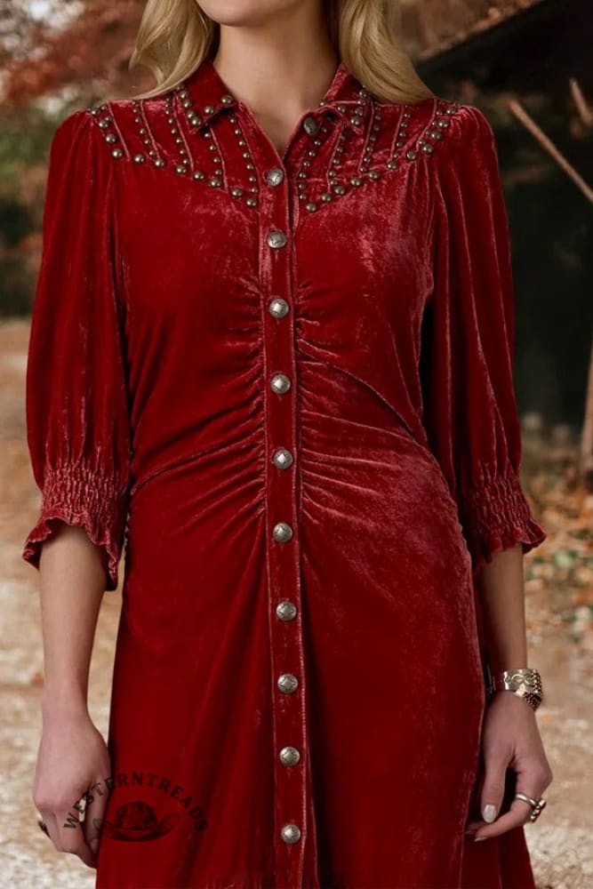 Women's Vintage Western Dress - Image 2